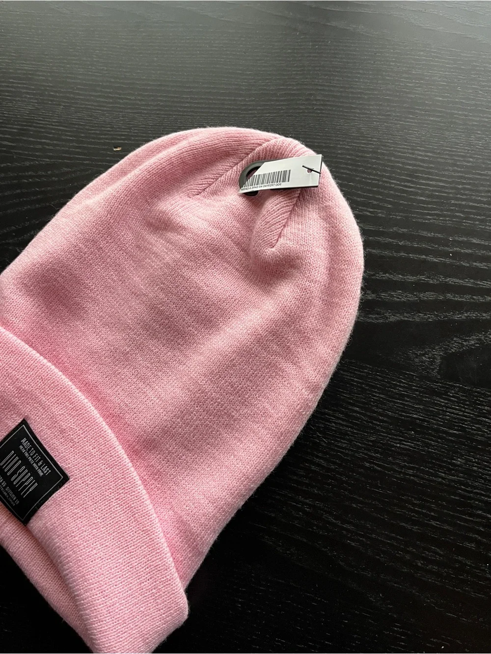 Bond Supply Pink Beanie Knit Cuffed Winter Hat Unisex One Size NWT